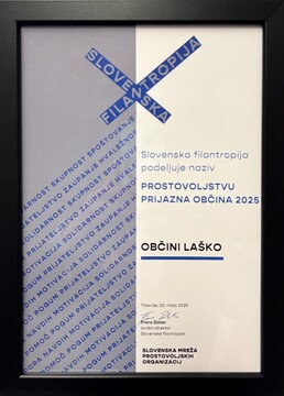 PROSTOVOLJSTVU PRIJAZNA OBČINA 2025